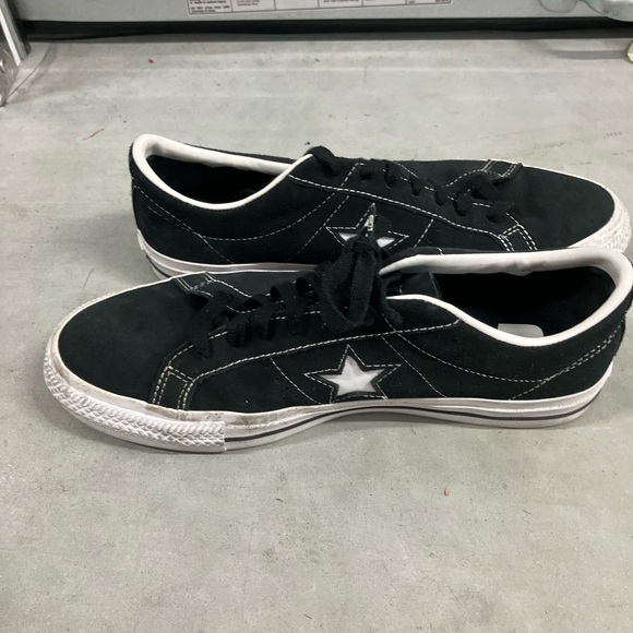 Converse One Star Pro Black & White Suede Skate Shoes m9.5,wo 11 - Picture 4 of 9